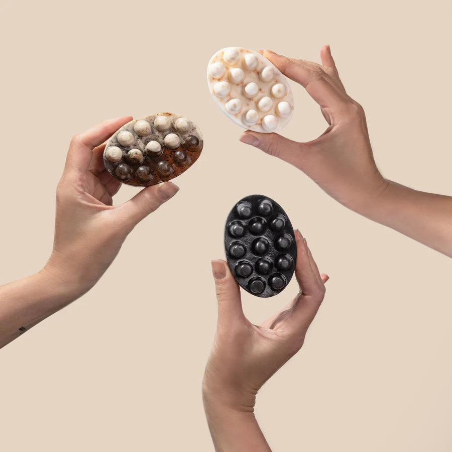 ТВЕРДИЙ СКРАБ ДЛЯ ТІЛА SOFT - МАСАЖНЕ АНТИЦЕЛЮЛІТНЕ МИЛО ВІВСЯНКА З МОЛОКОМ