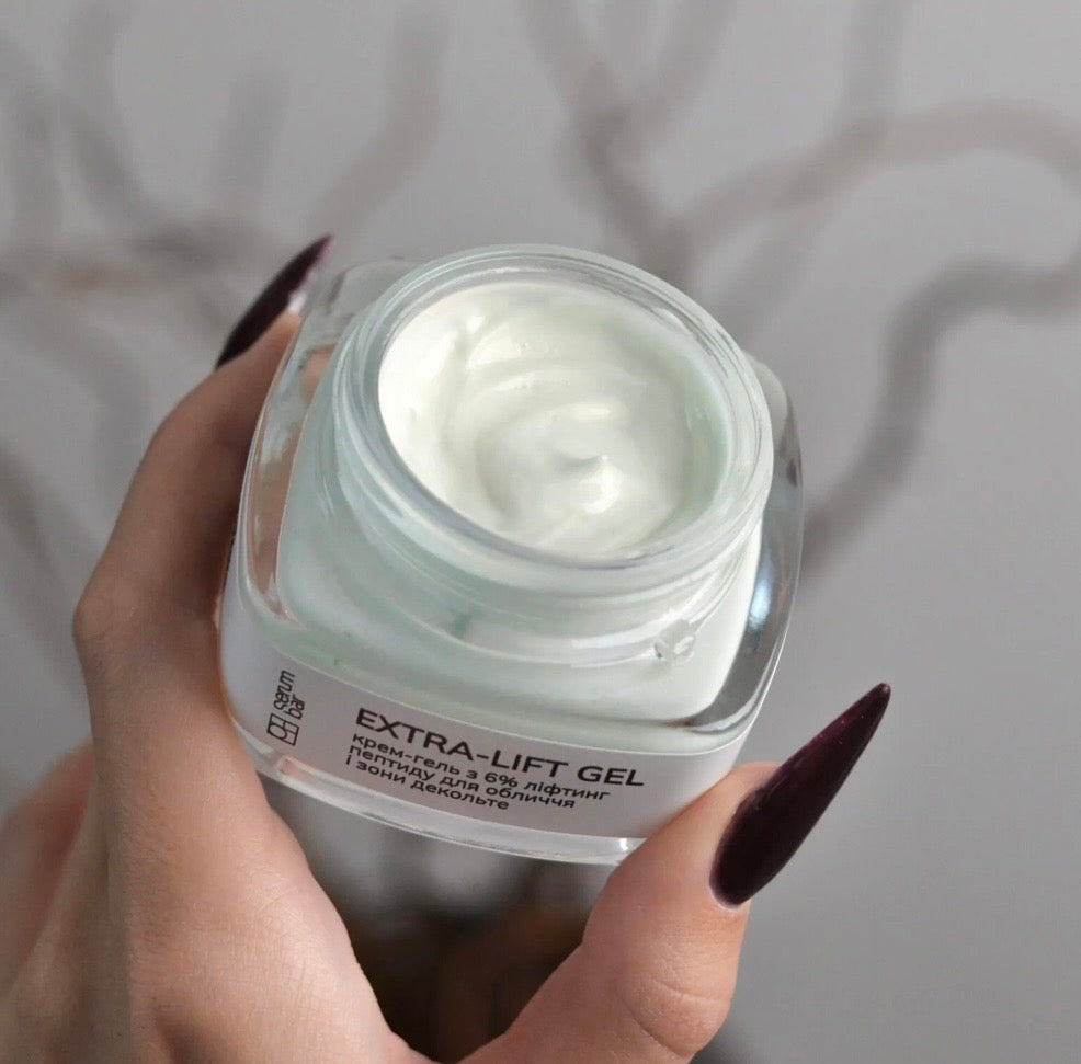 Extra-Lift Gel крем-гель з 6% ліфтинг пептиду для обличчя і зони декольте