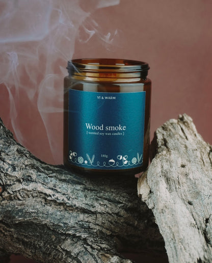 Соєва свічка «Wood smoke»