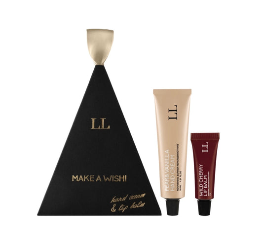 Лімітований подарунковий набір HAND&LIP SET PEAR&VANILLA&WILD CHERRY