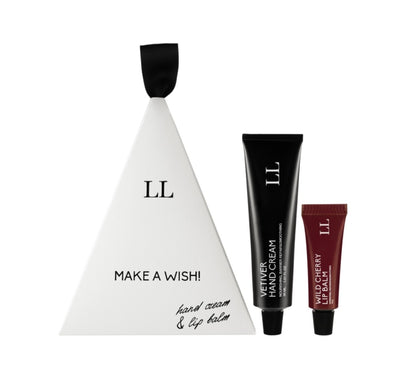 Лімітований подарунковий набір HAND&LIP SET VETIVER&WILD CHERRY