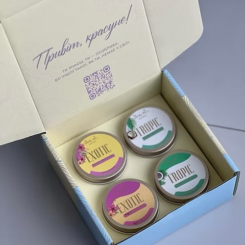 Набір Mini №2 : Пружність та Шовковиста шкіра (4 × 50 ml)